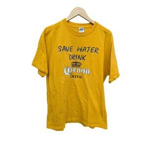 Corona Graphic T Shirt Beer College Party Fraternity Funny Top Beach Alcohol L